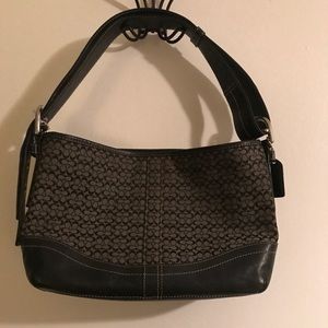 Coach purse small C logo brand